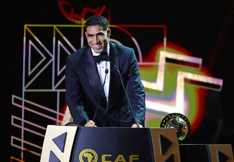 Achraf Hakimi élu meilleur joueur africain 2025