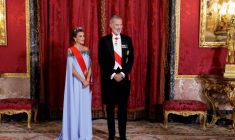 Le roi d'Espagne Felipe VI et la reine Letizia, à Madrid le 29 septembre 2026 ( POOL / Violeta Santos Moura )