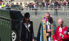 La princesse Kate arrive aux commémorations de l'Anzac Day à Londres
