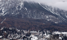 Cortina avant les Jeux olympiques d'hiver de Milano Cortina 2026