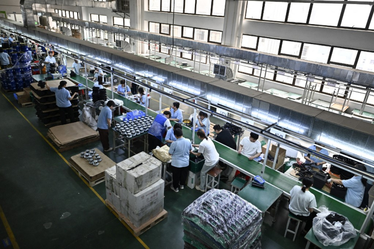 Une usine à Foshan, en Chine. ( AFP / PEDRO PARDO )