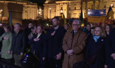 Londres: des milliers de personnes rassemblées en soutien à l'Ukraine