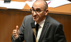 Laurent Nunez à Paris, le 3 décembre 2025. ( AFP / BERTRAND GUAY )