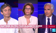 Baptême du feu pour Élisabeth Borne qui présente son discours de politique générale au Parlement