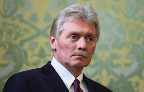 Dimitri Peskov, en décembre 2023, à Moscou ( POOL / SERGEI BOBYLYOV )