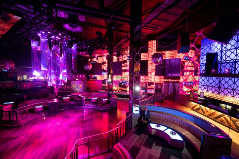 La discothèque PRYZM de Birmingham en Angleterre, qui a fermé ses portes en 2024, le 5 septembre 2020 lors de la pandémie de Covid-19 ( AFP / OLI SCARFF )