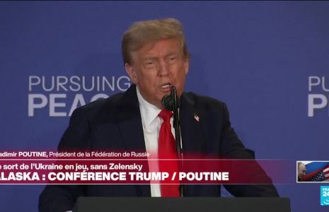 REPLAY - Retrouvez le point presse Trump-Poutine après leur rencontre en Alaska