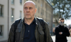 Alain Soral à Lausanne dans le canton de Vaud en Suisse le 27 septembre 2023 ( AFP / FABRICE COFFRINI )