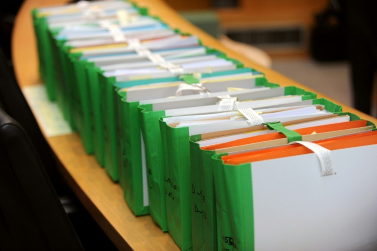 Fait rarissime, une greffière du tribunal judiciaire de Marseille a été incarcérée, soupçonnée d'avoir transmis des informations judiciaires à un trafiquant avec qui elle entretenait une liaison ( AFP / JEAN-PIERRE CLATOT )