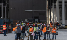 Un bureau de SpaceX à Starbase, au Texas
