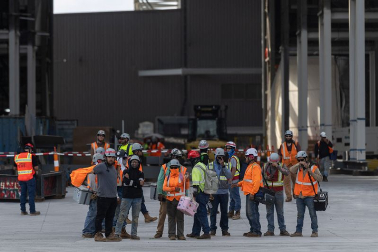 Un bureau de SpaceX à Starbase, au Texas