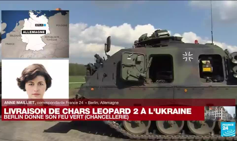 L'Allemagne annonce l'envoi de chars Leopard 2 à l'Ukraine