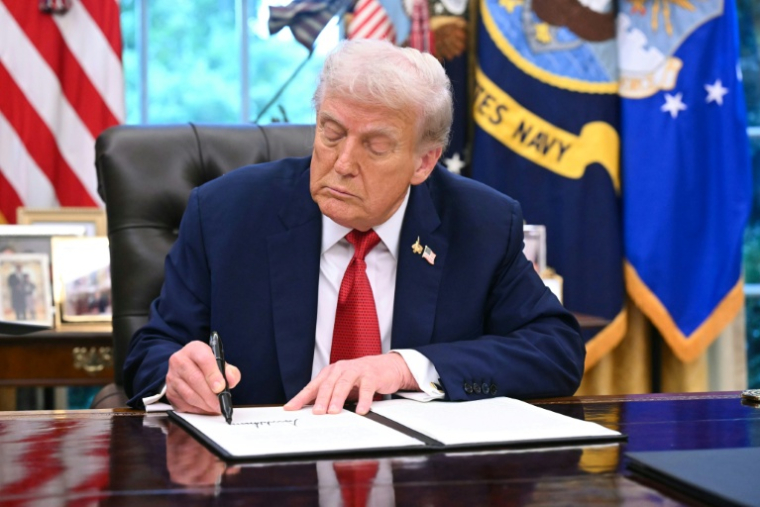Donald Trump à la Maison Blanche le 25 september 2025 ( AFP / SAUL LOEB )