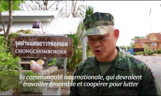 Cambodge: l'armée thaïlandaise fait visiter un centre d'arnaques en ligne