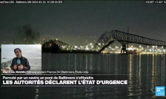 États-Unis : l'état d'urgence déclaré après l'effondrement d'un pont à Baltimore