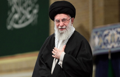 Ali Khamenei à Téhéran, en Iran, le 2 octobre 2024. ( KHAMENEI.IR / - )