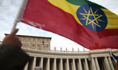 Un drapeau éthiopien