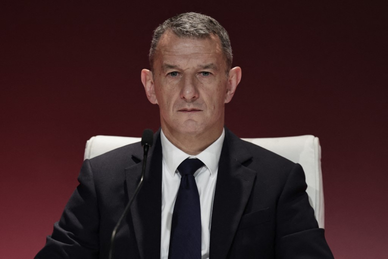 Jean-Marie Tritant à Paris, le 30 avril 2024. ( AFP / STEPHANE DE SAKUTIN )