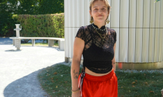 Melanie Gradik, 27 ans, à Vienne, en Autriche, le 12 août 2026. ( AFP / PATRICK SIEBER )