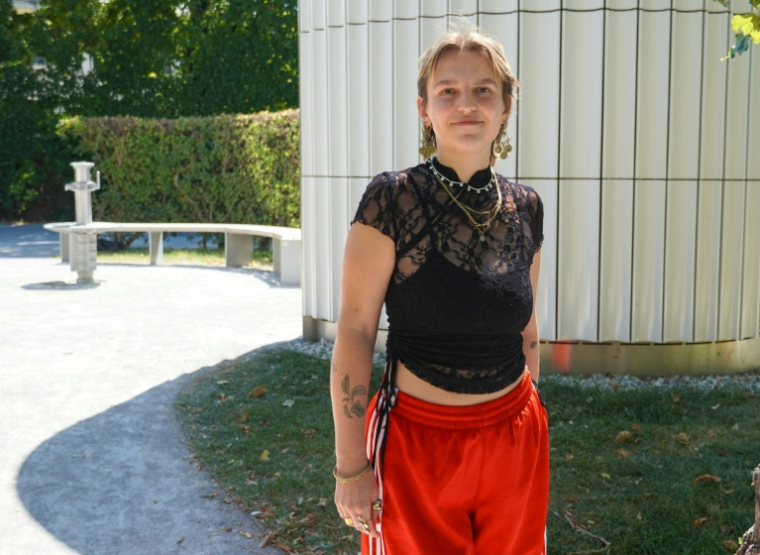 Melanie Gradik, 27 ans, à Vienne, en Autriche, le 12 août 2026. ( AFP / PATRICK SIEBER )