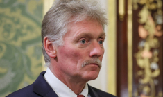 Le porte-parole du Kremlin, Dmitri Peskov, à Moscou, le 3 juin 2026 ( POOL / RAMIL SITDIKOV )