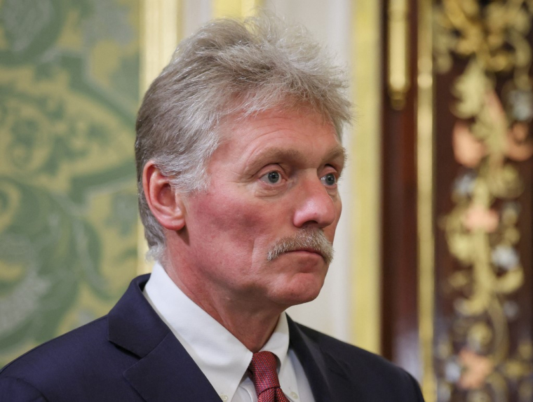 Le porte-parole du Kremlin, Dmitri Peskov, à Moscou, le 3 juin 2026 ( POOL / RAMIL SITDIKOV )