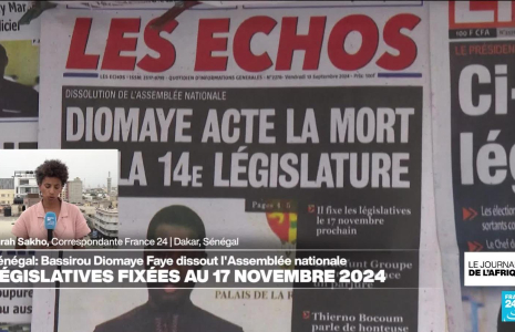 Réactions à la dissolution de l'assemblée nationale au Sénégal