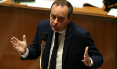 Le Premier ministre Sébastien Lecornu à l'Assemblée nationale à Paris le 14 avril 2026 ( AFP / Alain JOCARD )