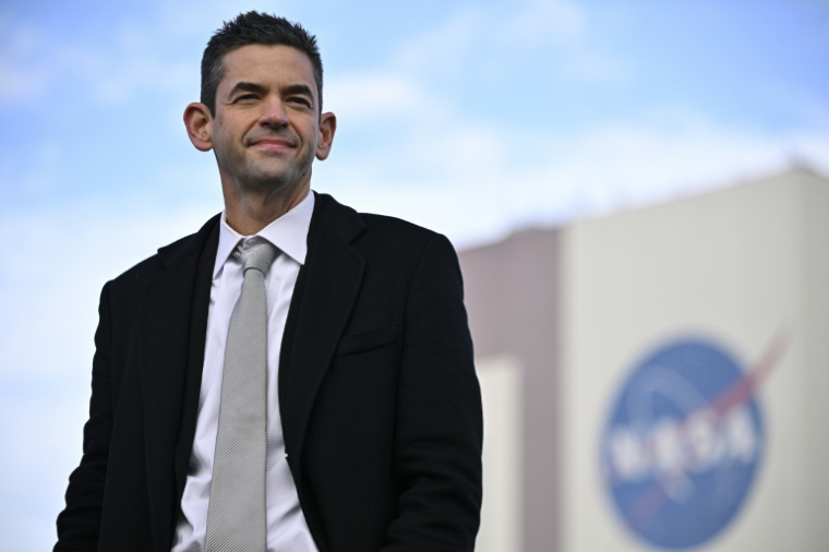 Le patron de la Nasa Jared Isaacman au Centre spatial Kennedy à Cap Canaveral, en Floride, le 17 janvier 2026 ( AFP / Miguel J. Rodriguez Carrillo )