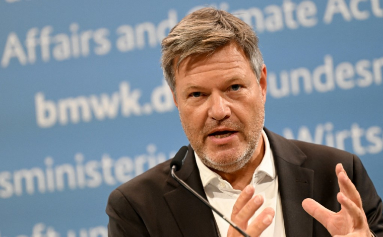 Robert Habeck, le 23 août 2024, à Berlin ( AFP / RALF HIRSCHBERGER )