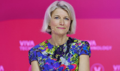 Eva Berneke à Paris, le 14 juin 2023. ( AFP / LUDOVIC MARIN )