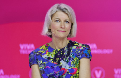 Eva Berneke à Paris, le 14 juin 2023. ( AFP / LUDOVIC MARIN )