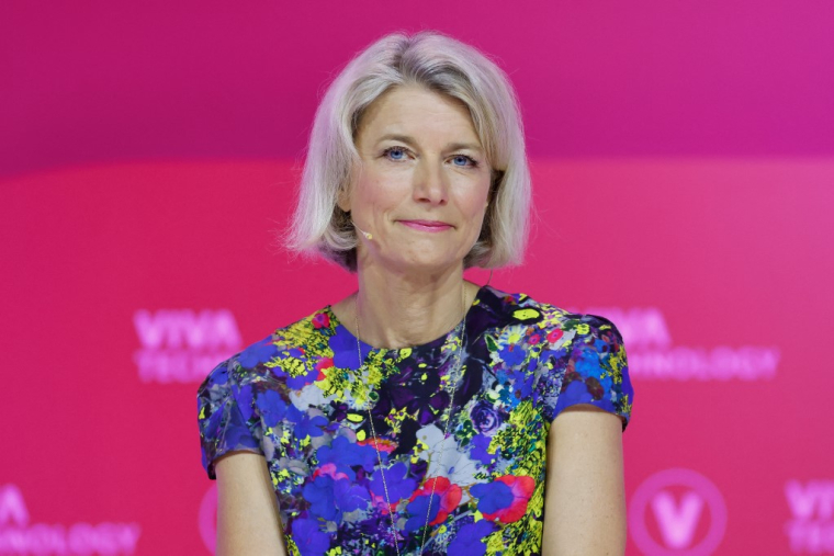 Eva Berneke à Paris, le 14 juin 2023. ( AFP / LUDOVIC MARIN )