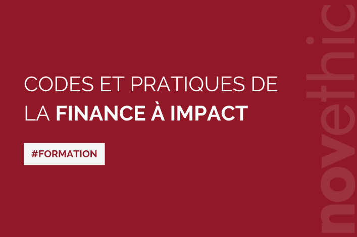 [14 octobre 2021] Codes et pratiques de la finance à impact
