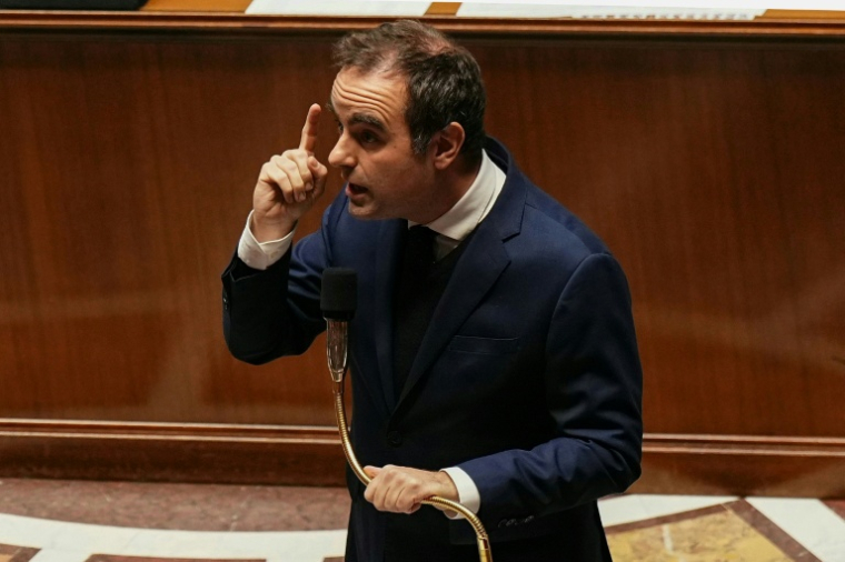 Le Premier ministre Sébastien Lecornu à l'Assemblée nationale, à Paris, le 16 décembre 2025 ( AFP / Dimitar DILKOFF )