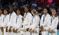Basket-ball - Cérémonie de remise des médailles femmes