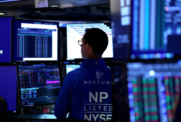 Un opérateur à la Bourse de New York le 1er octobre 2025 ( AFP / TIMOTHY A. CLARY )