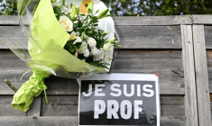 Cérémonie d'hommage à Samuel Paty et Dominique Bernard