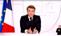 Macron a prononcé une allocution sur la sécurité de l'Europe