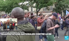 Manifestation contre l'extrême droite : le cortège parisien arrive place de la Bastille
