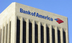 Le logo de BofA à Los Angeles