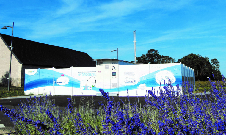 (Crédits photo : Site web de McPhy - Station hydrogène Sorigny Vallée de l’Indre )