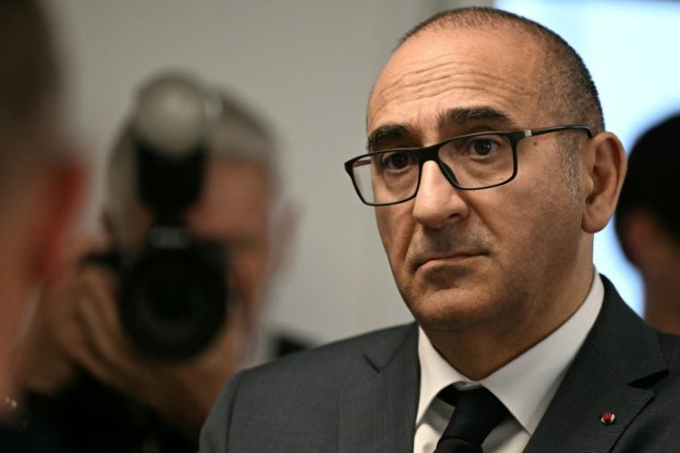 Le ministre de l'Intérieur Laurent Nunez, le 30 avril 2026 à Ecquevilly, près de Paris ( AFP / Martin LELIEVRE )