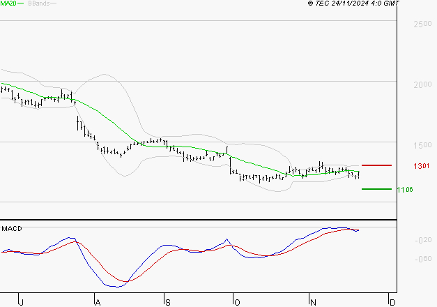 STELLANTIS (Milan) : La tendance baissière peut reprendre