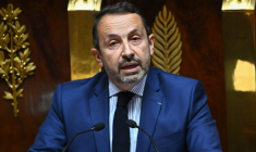 Le député du Rassemblement national et vice-président de l'Assemblée nationale, Sébastien Chenu, le 6 juillet 2026 à l'Assemblée, à Paris ( AFP / JULIEN DE ROSA )
