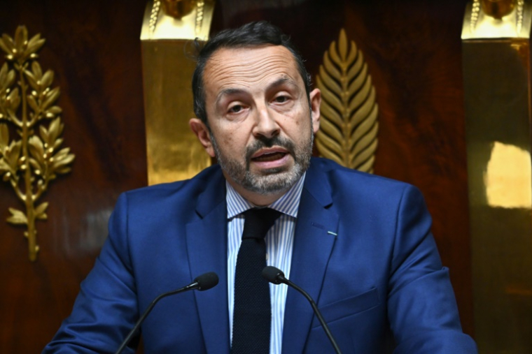 Le député du Rassemblement national et vice-président de l'Assemblée nationale, Sébastien Chenu, le 6 juillet 2026 à l'Assemblée, à Paris ( AFP / JULIEN DE ROSA )