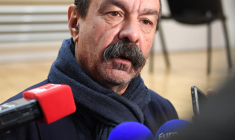 Philippe Martinez, le 11 février 2023, à Paris ( AFP / Bertrand GUAY  )