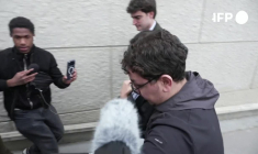 Rima Hassan sort de son audition devant la police judiciaire