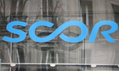 Le siège social de la société de réassurance Scor à Paris