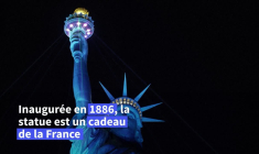 La Statue de la Liberté s'offre un son et lumières pour les 250 ans des Etats-Unis